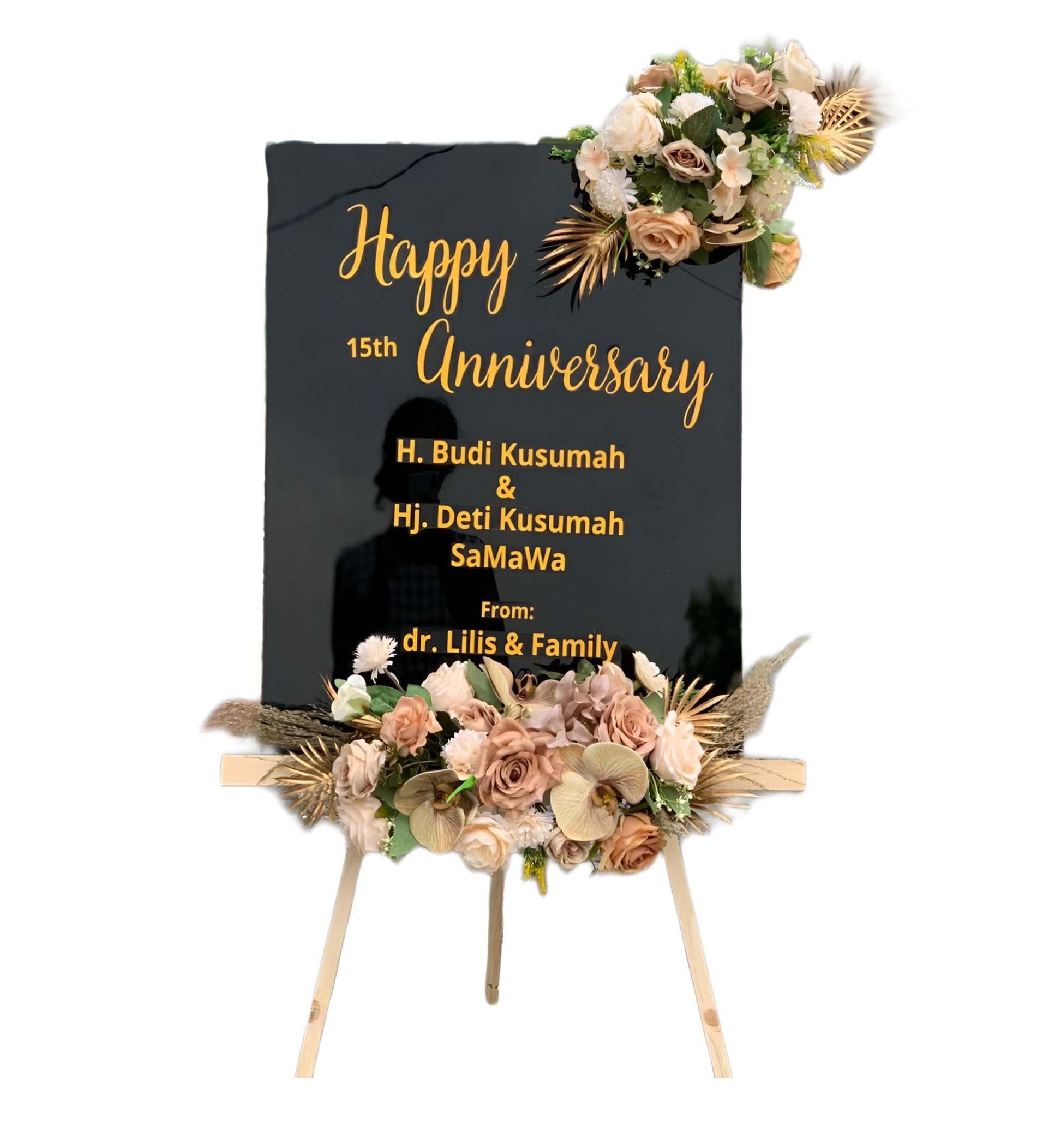 Papan Bunga Akrilik Pacitan