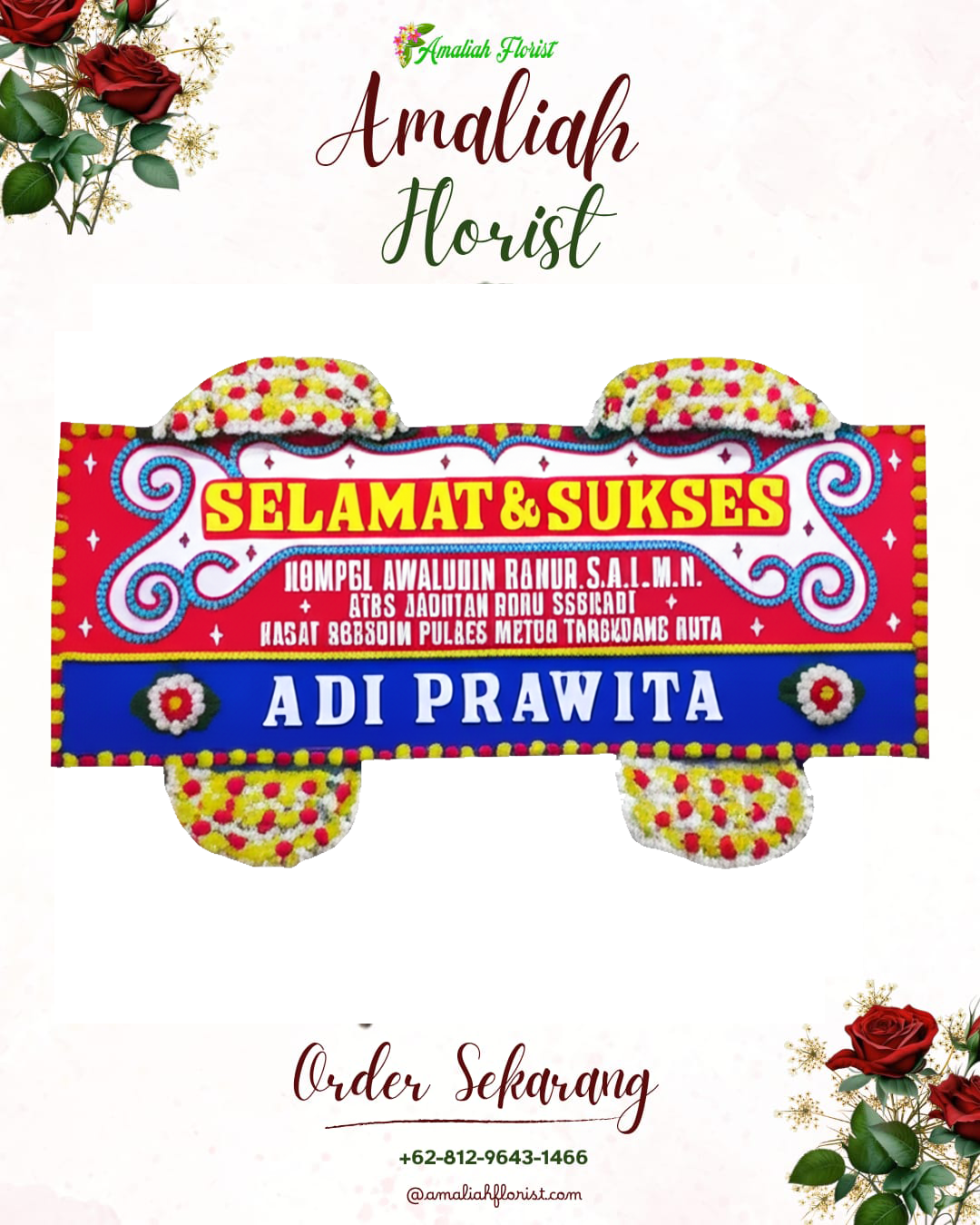 Papan Bunga Ucapan Selamat Pacitan